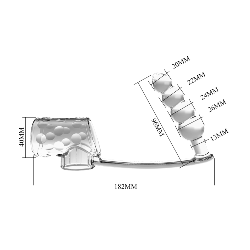 Анальная пробка и насадка на член «Pretty Love Rilley»